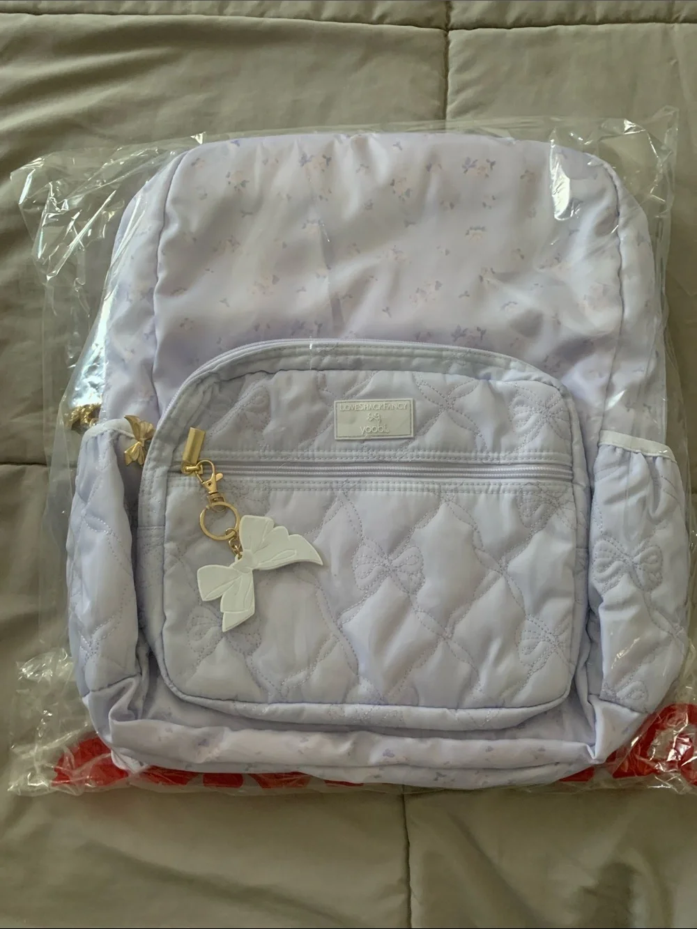 NWT LoveShackFancy x Target blue floral backpack